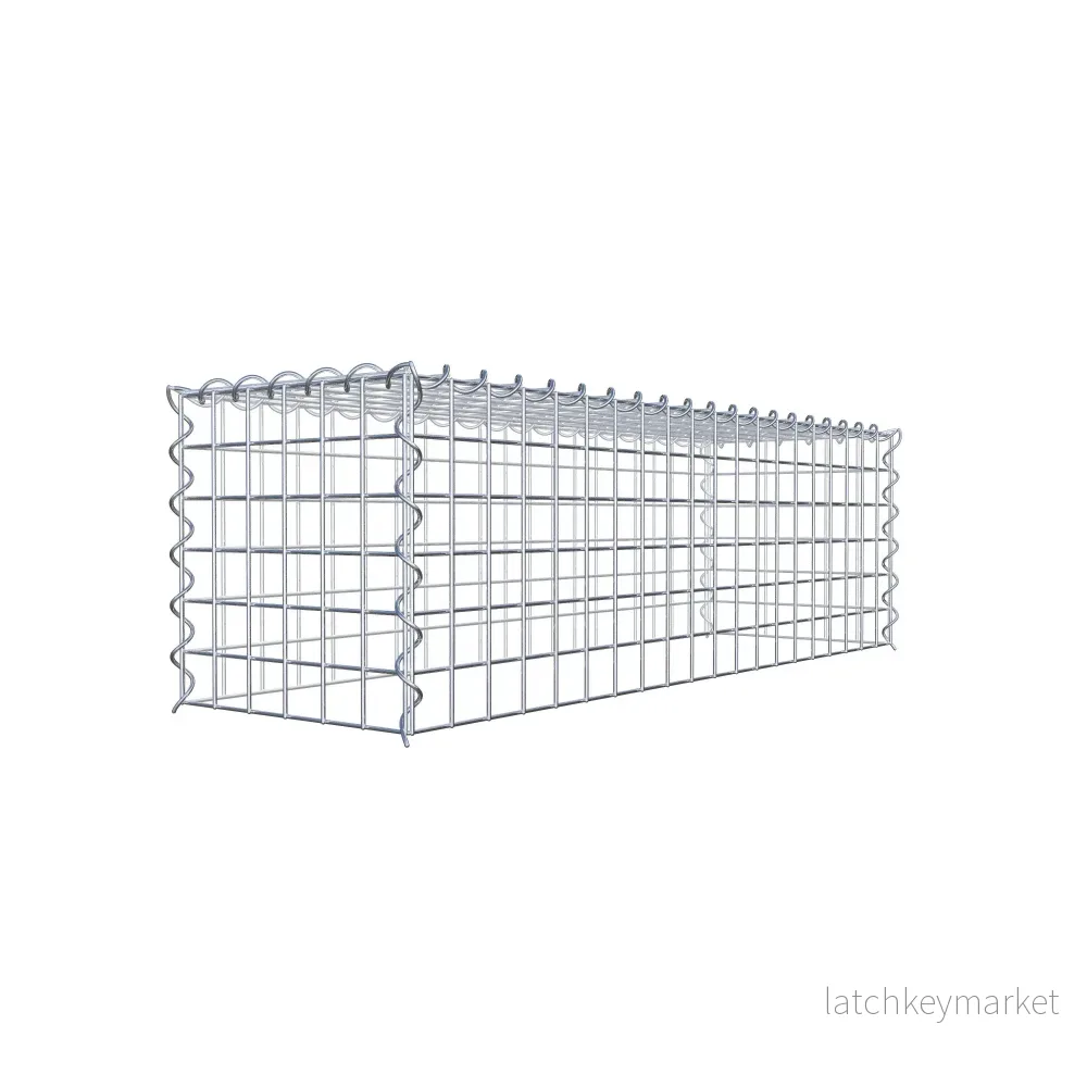 Påväxt gabion typ 3 100 cm x 30 cm x 30 cm (L x H x D), maskstorlek 5 cm x 5 cm, spiral - Bild 3
