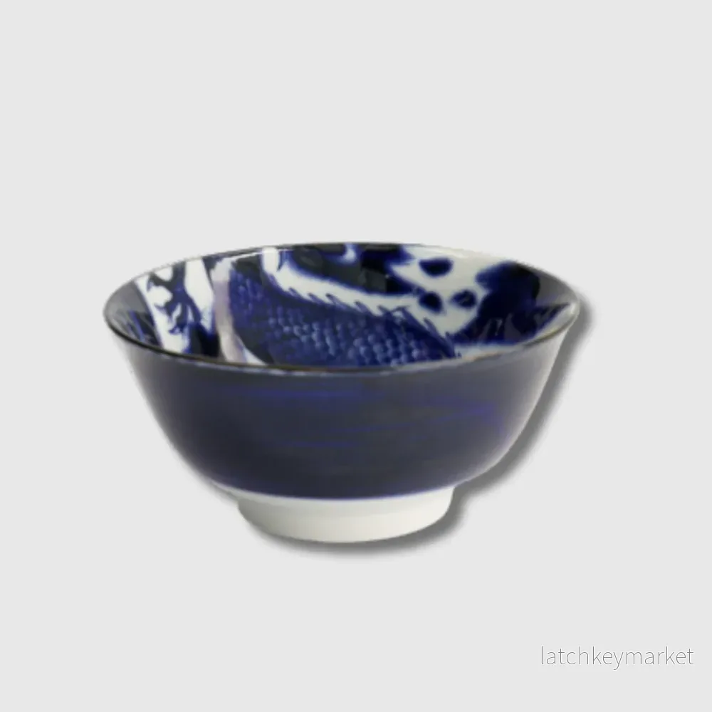 Skål Japonism Dragon blå TDS Ø 15 x 7 cm Skål Japonism Dragon blå TDS Ø 15 x 7 cm