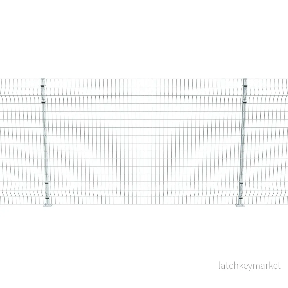 Gittermattenzaun zum Aufdübeln, Maschenweite 5 x 10 cm, bis 50 m Gittermattenzaun zum Aufdübeln, Maschenweite 5 x 10 cm, bis 50 m