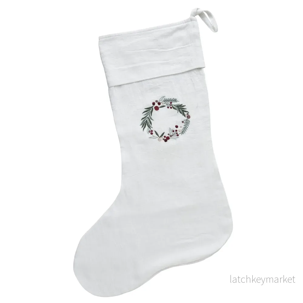Penine julesokk H51 cm. vit - Bild 3