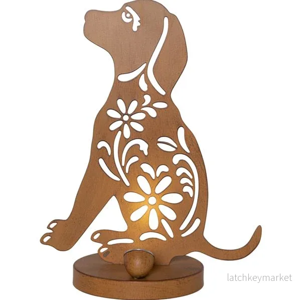 Trädgårdsbelysning DIV. Soldriven Hund 33 cm - Bild 2