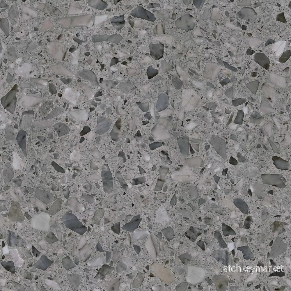 Klinker Terrazzo Grafit 598×598