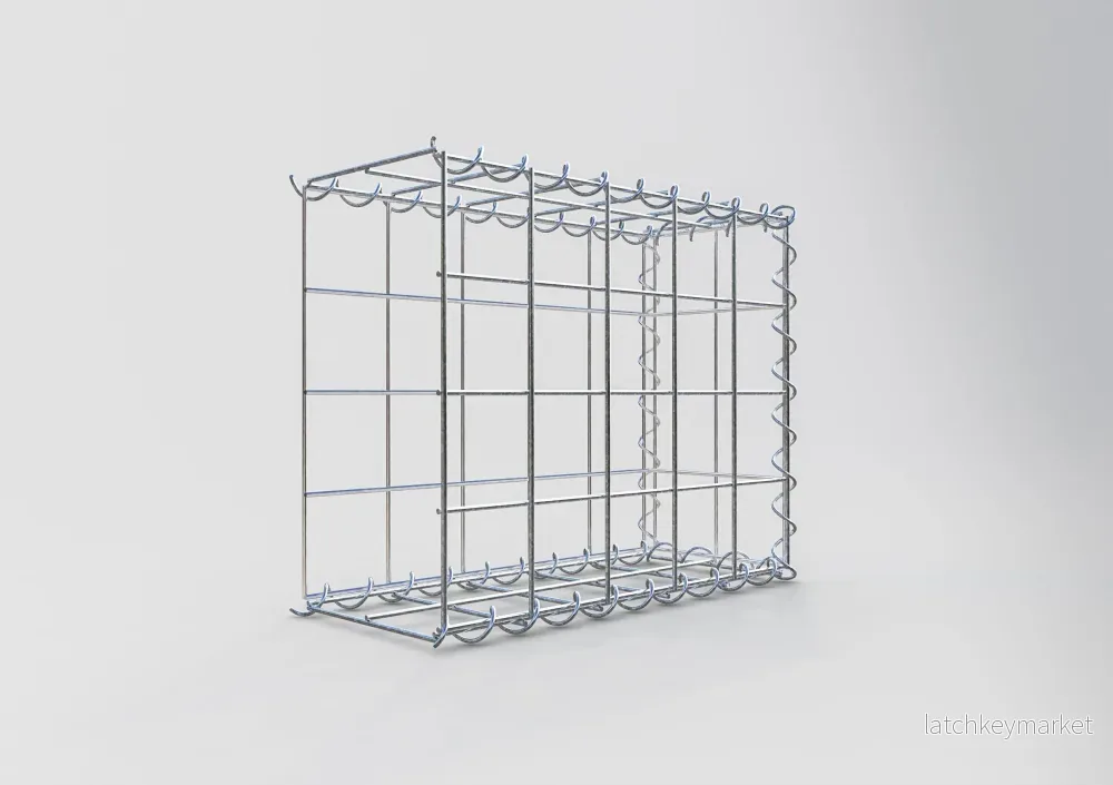 Extra gabion typ 2 50 cm x 40 cm x 20 cm (L x H x D), maskstorlek 10 cm x 10 cm, spiral - Bild 2