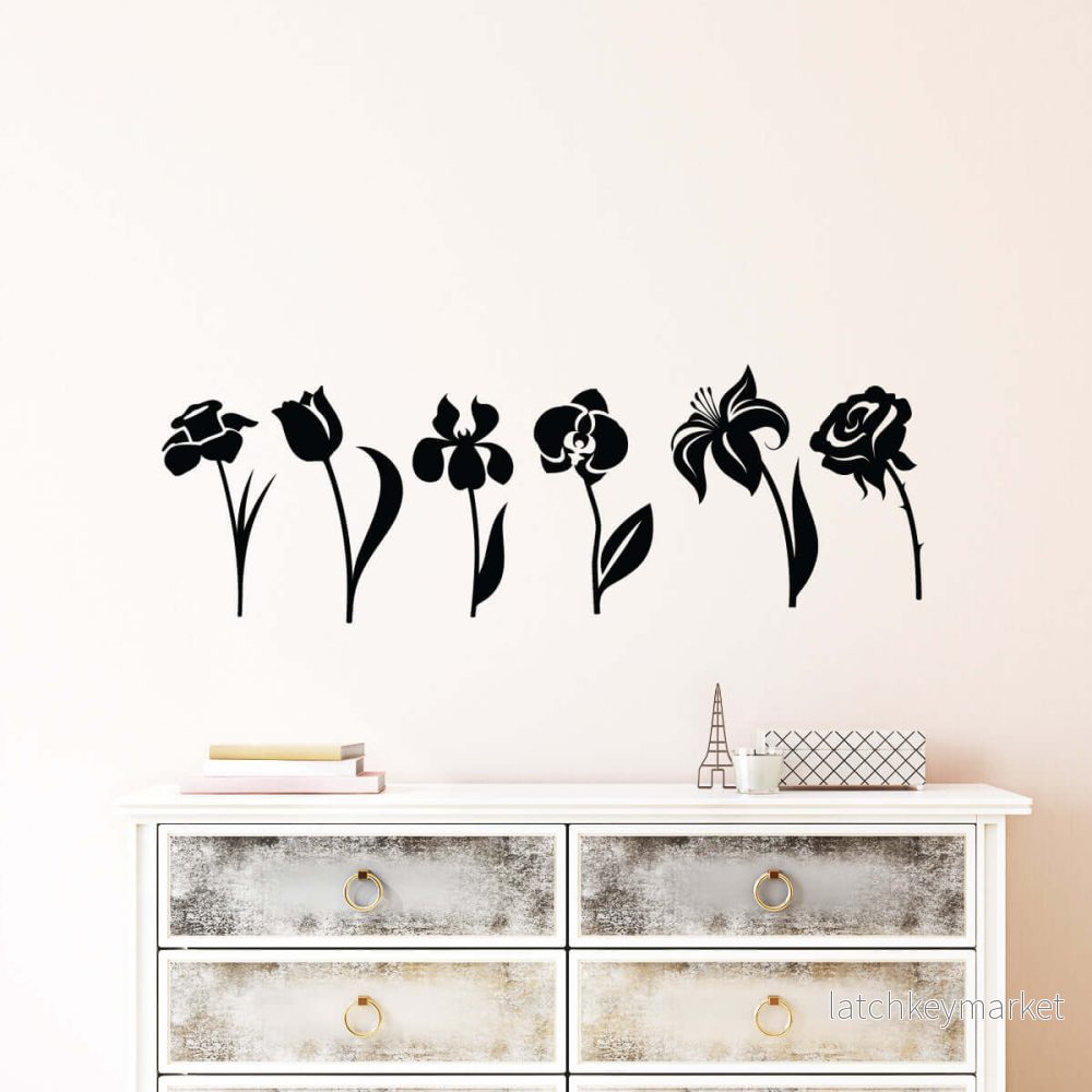Väggdekor blommor Väggdekor blommor
