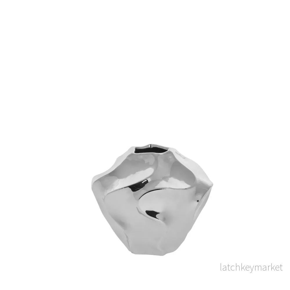Jinia vas 17,5×17,5 cm. Silver Jinia vas 17,5×17,5 cm. Silver
