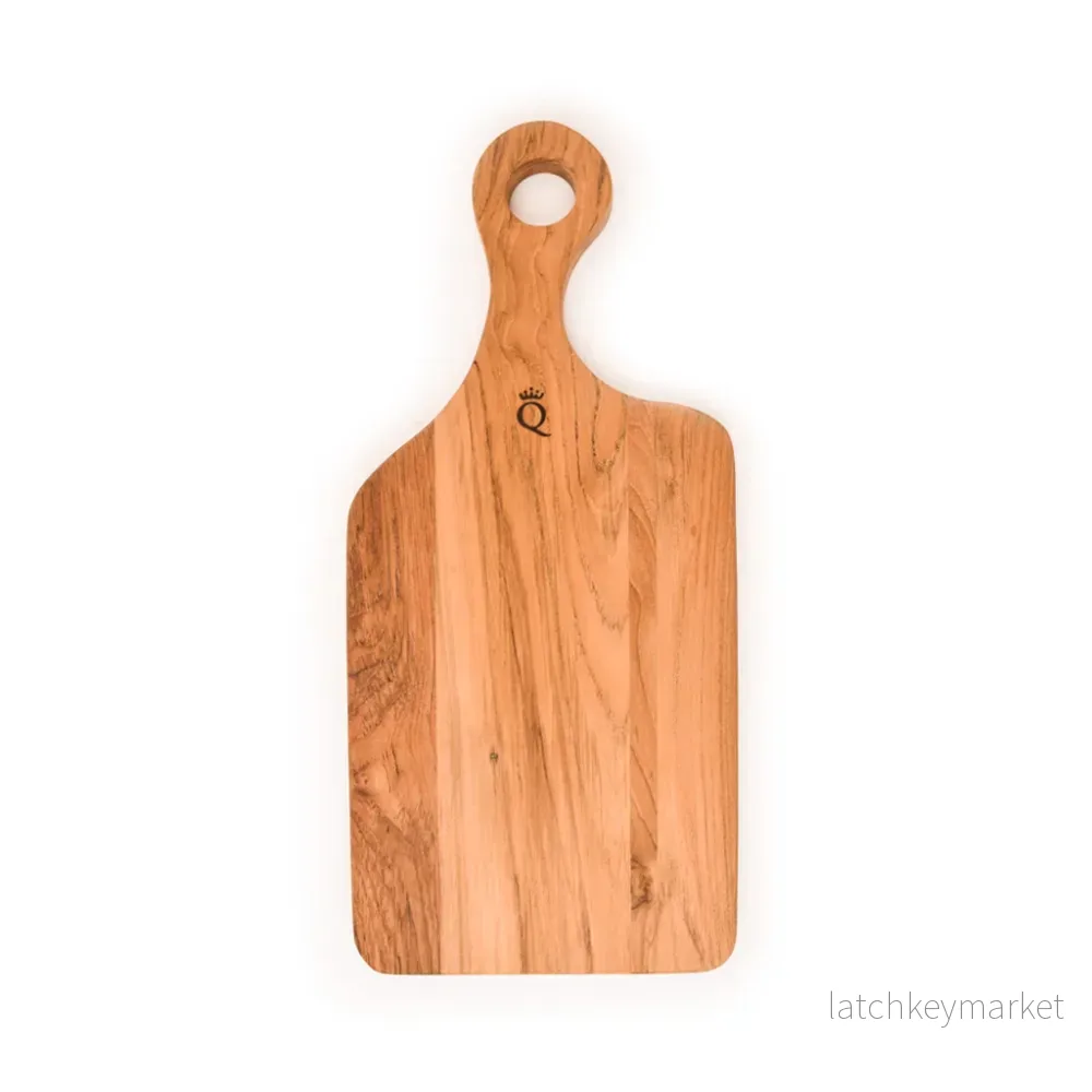 Skärbräda teak liten
