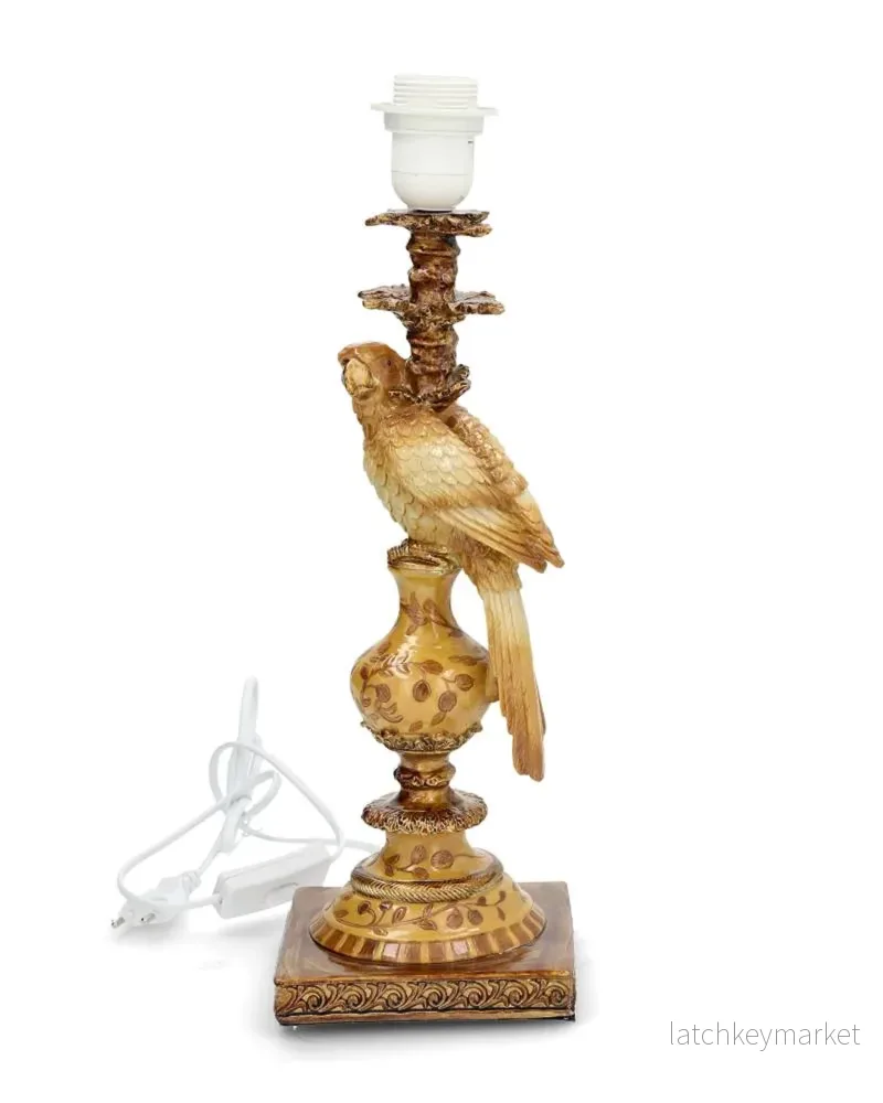 Bordslampa Papegoja 43 cm Gul Bordslampa Papegoja 43 cm Gul