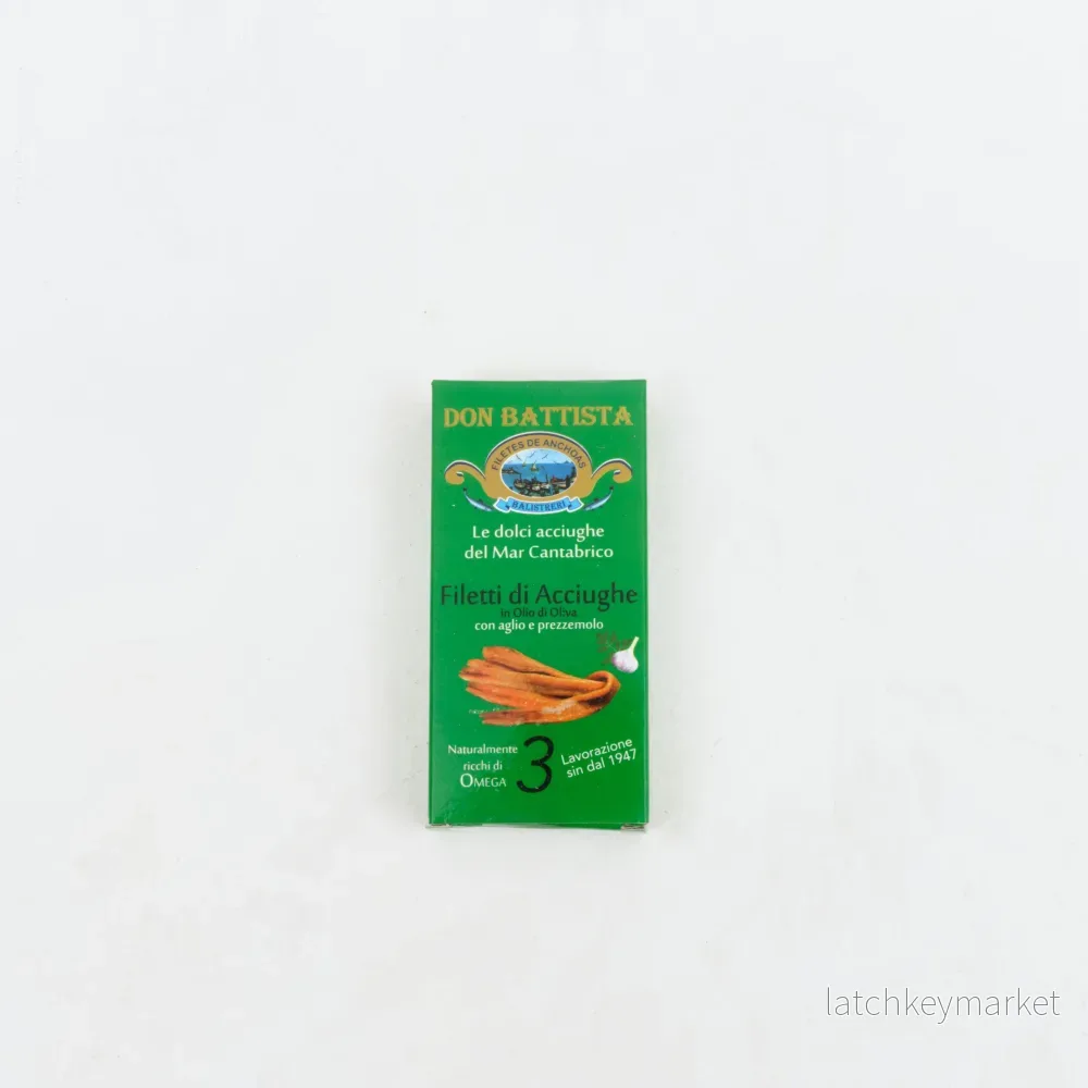 Canned Anchovies Garlic & Parsley Canned Anchovies Garlic & Parsley
