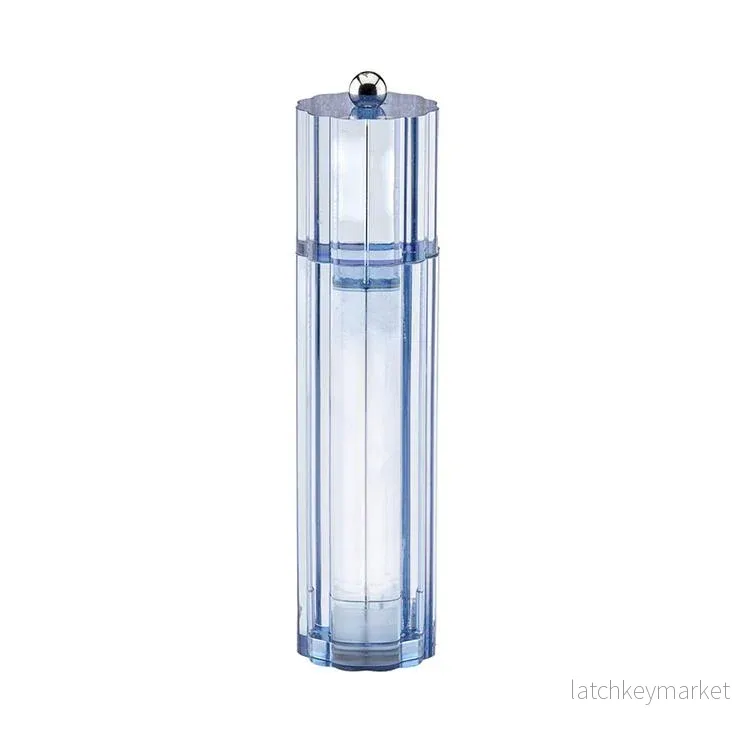 Icy Flute Blue Salt & Pepper Mill