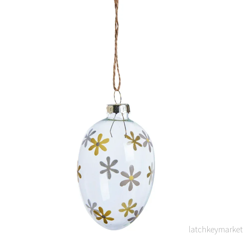 Felicie påskdekoration H8 cm. gul glas Felicie påskdekoration H8 cm. gul glas