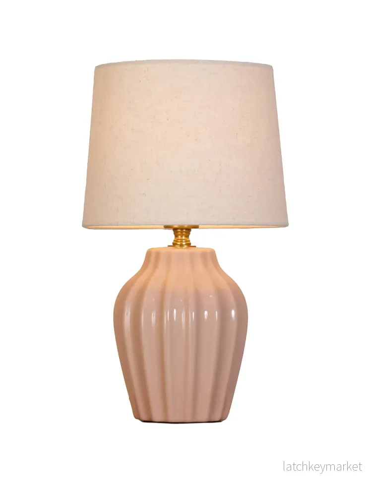Bordslampa Lyon Ljus Rosa 31 cm - Bild 2