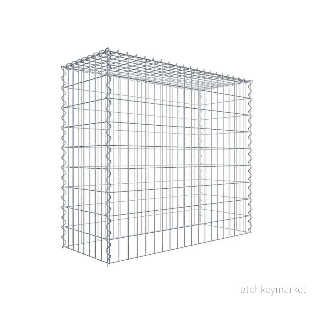 Extra gabion typ 3 100 cm x 90 cm x 40 cm (L x H x D), maskstorlek 5 cm x 10 cm, spiral Extra gabion typ 3 100 cm x 90 cm x 40 cm (L x H x D), maskstorlek 5 cm x 10 cm, spiral