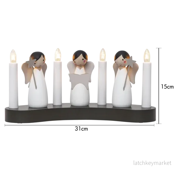 Adventslysestake Engel kor 31x15x8 cm - Bild 3
