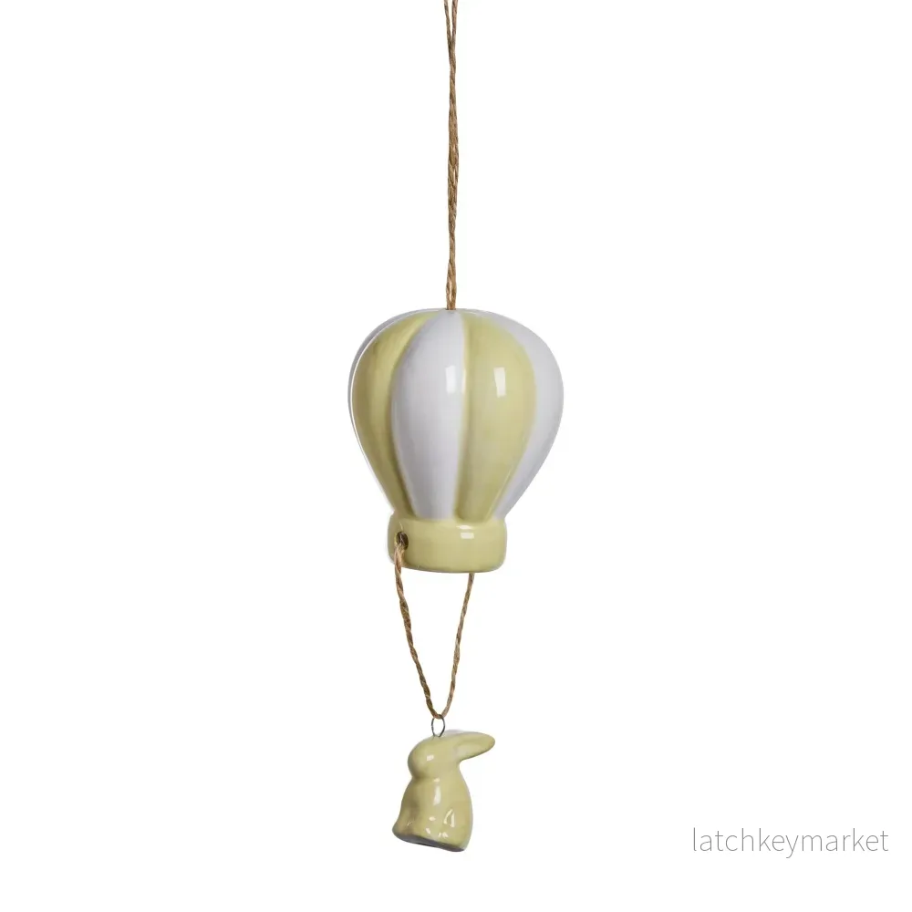 Deifilia påskdekoration H11 cm. gul keramik