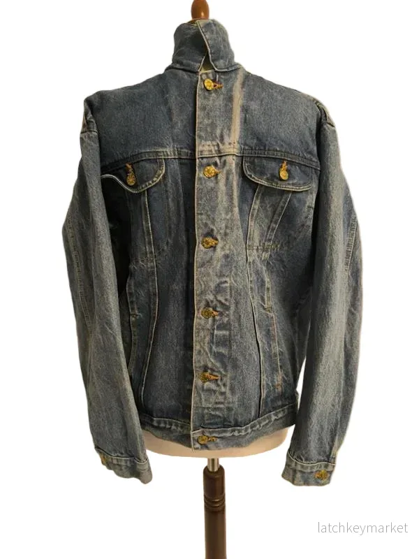 Jeansjacka – Herrmodell i ljus denim, S/P‑storlek Jeansjacka – Herrmodell i ljus denim, S/P‑storlek