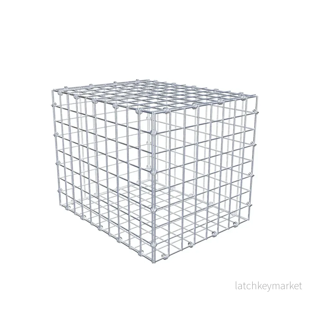 Gabion 50 cm x 40 cm x 40 cm (L x H x D), maskstorlek 5 x 5 cm, spiralring Gabion 50 cm x 40 cm x 40 cm (L x H x D), maskstorlek 5 x 5 cm, spiralring