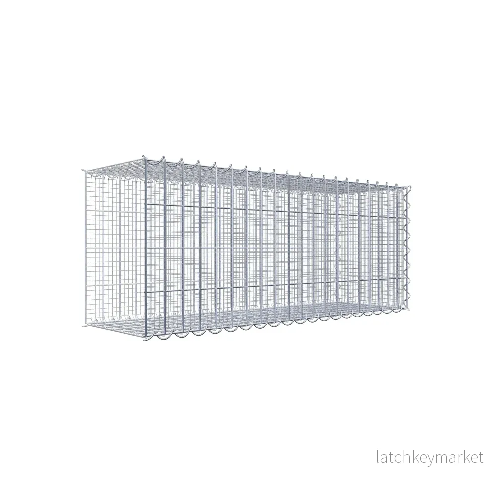 Sandodlingsgabion typ 2 100 cm x 40 cm x 30 cm (L x H x D), maskstorlek 5 cm x 10 cm, spiral