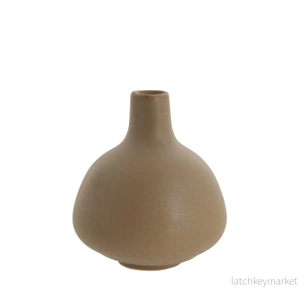 Helene vas H9 Ø8 cm. ockra Helene vas H9 Ø8 cm. ockra