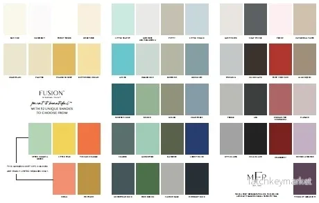 Färgkarta Fusion Mineral Paint