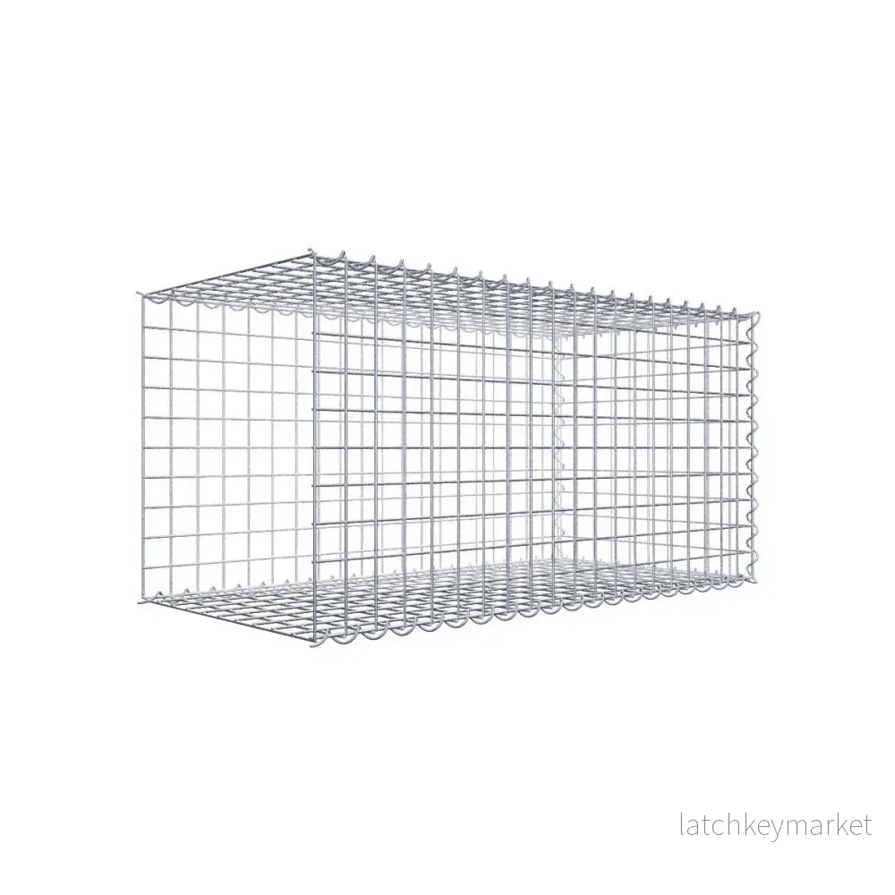 Extra gabion typ 2 100 cm x 50 cm x 50 cm (L x H x D), maskstorlek 5 cm x 5 cm, spiral Extra gabion typ 2 100 cm x 50 cm x 50 cm (L x H x D), maskstorlek 5 cm x 5 cm, spiral