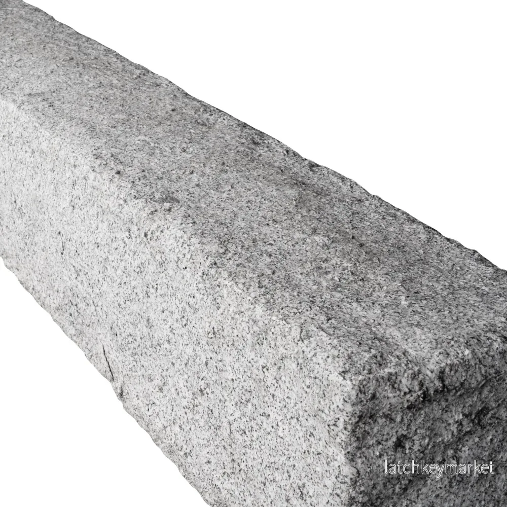 Granitstolpe Bergama Grå Rustik 1500x250x250 - Bild 3