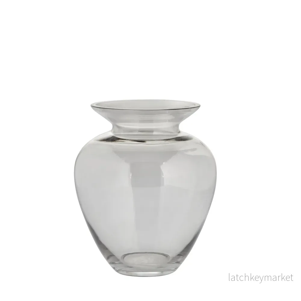 Milia vas H20,5 cm. lysegrå glas Milia vas H20,5 cm. lysegrå glas