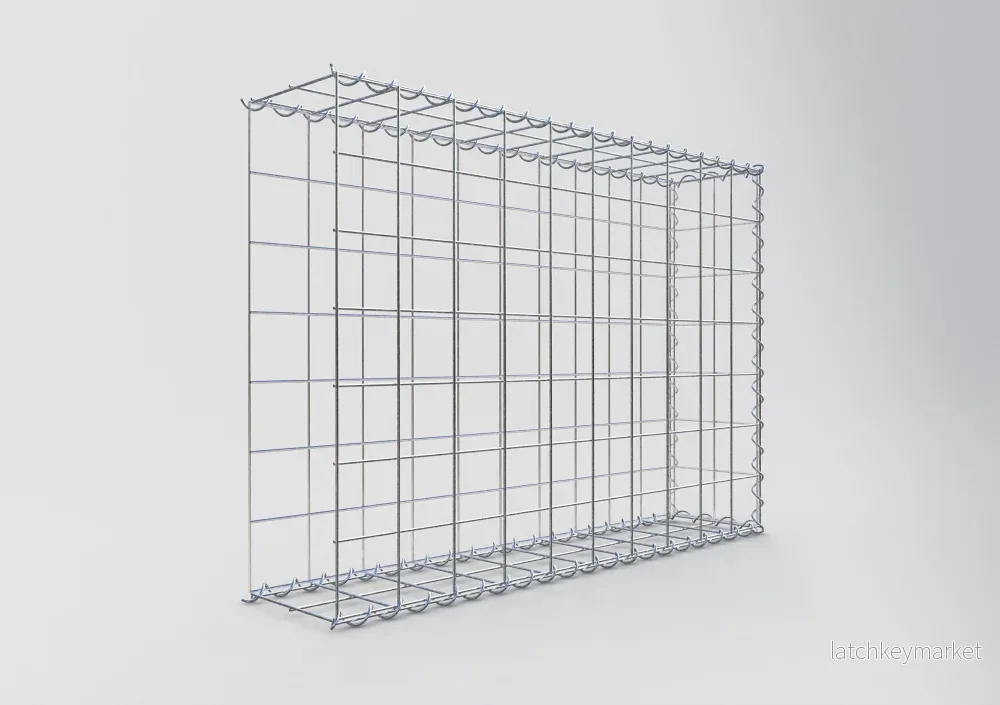 Extra gabion typ 2 100 cm x 70 cm x 20 cm (L x H x D), maskstorlek 10 cm x 10 cm, spiral - Bild 2
