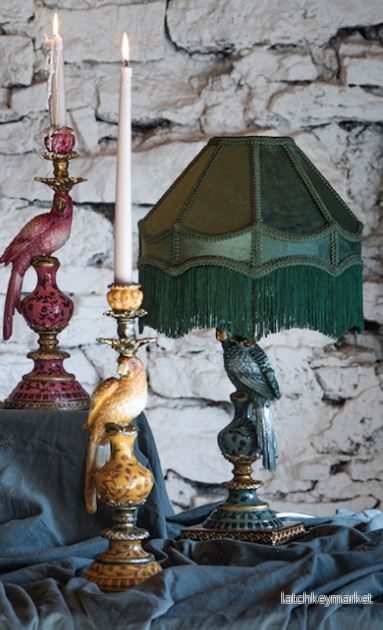 Lampskärm Frans Ø30 cm Mörkgrön - Bild 2