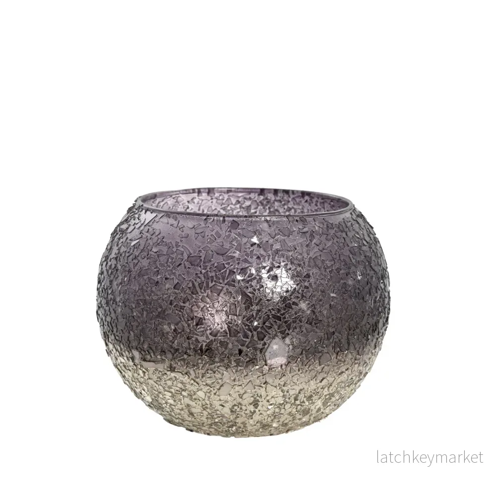 Crovia värmeljushållare 10,3 cm. mørkegrå Crovia värmeljushållare 10,3 cm. mørkegrå