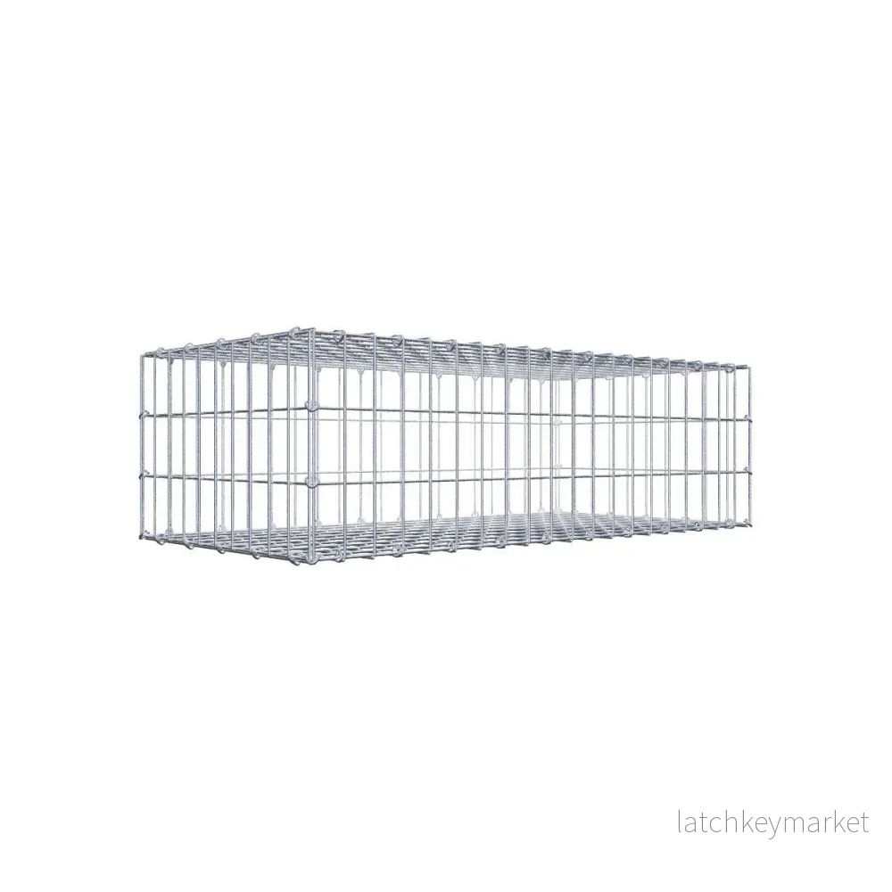 Gabion 100 cm x 30 cm x 50 cm (L x H x D), maskstorlek 5 cm x 10 cm, C-ring Gabion 100 cm x 30 cm x 50 cm (L x H x D), maskstorlek 5 cm x 10 cm, C-ring