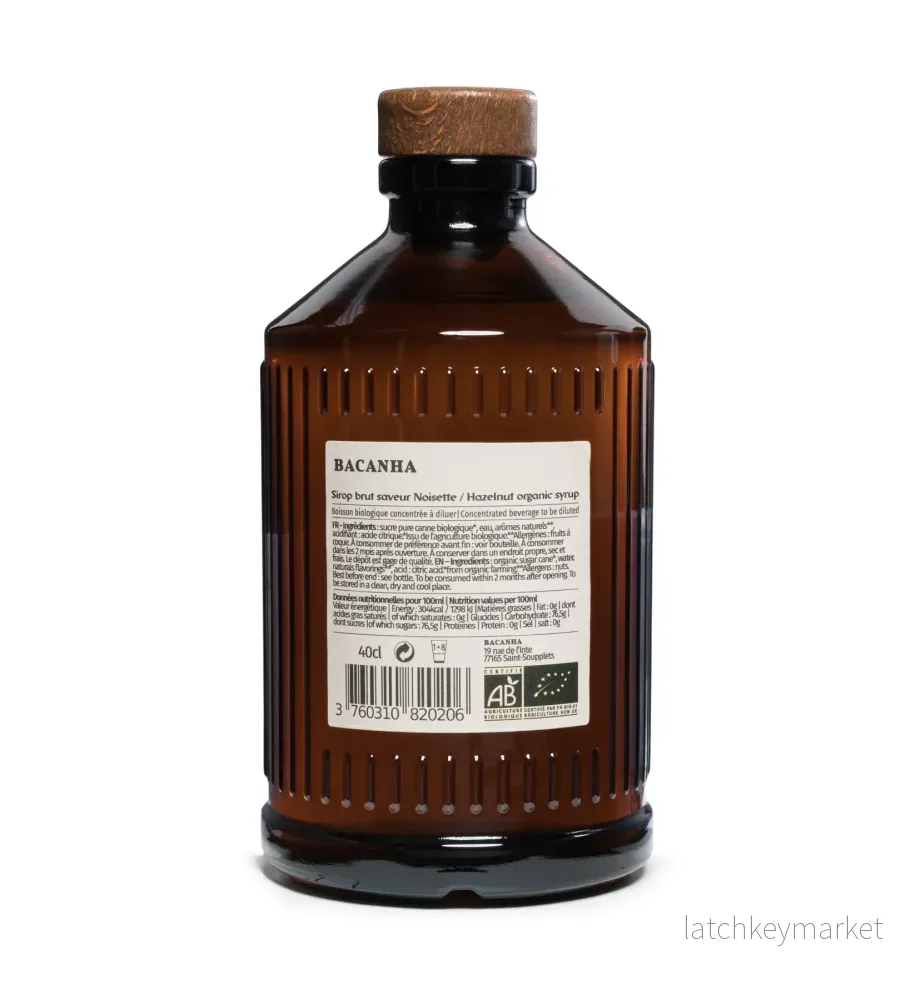 Ekologisk Rå Hasselnötssirap - 400ml - Bild 2