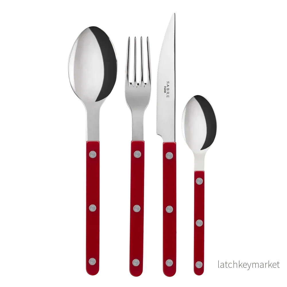 Sabre Paris Cutlery Set 24 pcs Burgundy Sabre Paris Cutlery Set 24 pcs Burgundy