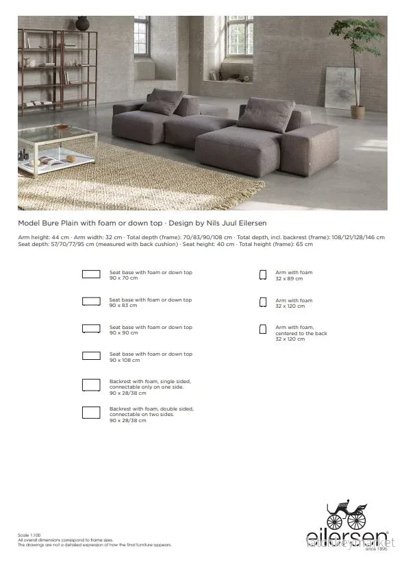 Eilersen Bure Plain soffa - Bild 2