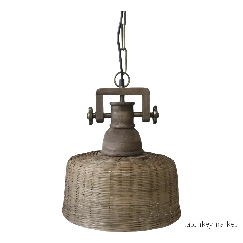 Taklampa Rotting/Mangoträ H33/Ø31 cm Taklampa Rotting/Mangoträ H33/Ø31 cm