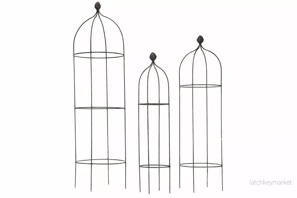 Utomhus Blomställning Växtstöd Kronärtskocka Metall 3-pack Trädgård REA Utomhus Blomställning Växtstöd Kronärtskocka Metall 3-pack Trädgård REA