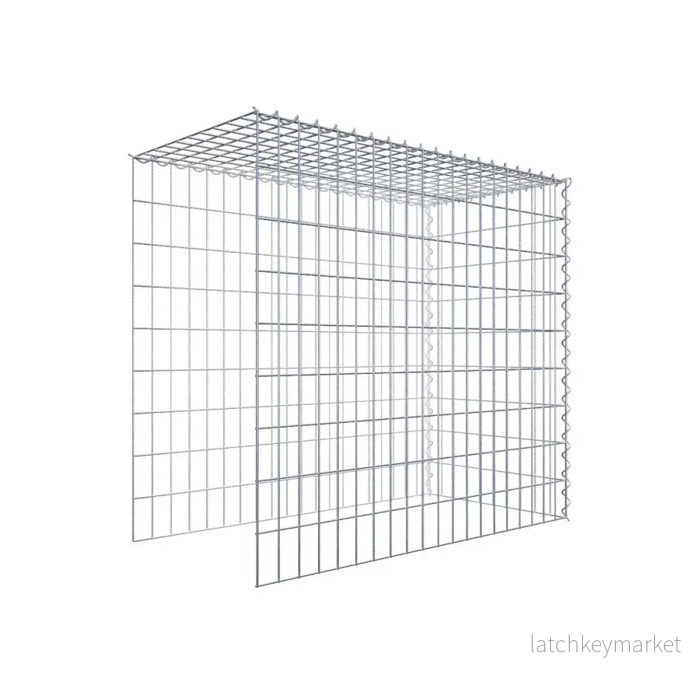Extra gabion typ 4 100 cm x 90 cm x 50 cm (L x H x D), maskstorlek 5 cm x 10 cm, spiral Extra gabion typ 4 100 cm x 90 cm x 50 cm (L x H x D), maskstorlek 5 cm x 10 cm, spiral