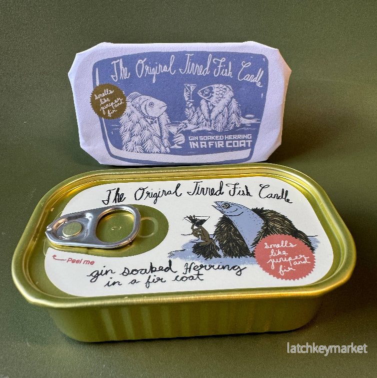 Tinned Fish Candle - Juniper and Fraser Fir - Bild 2