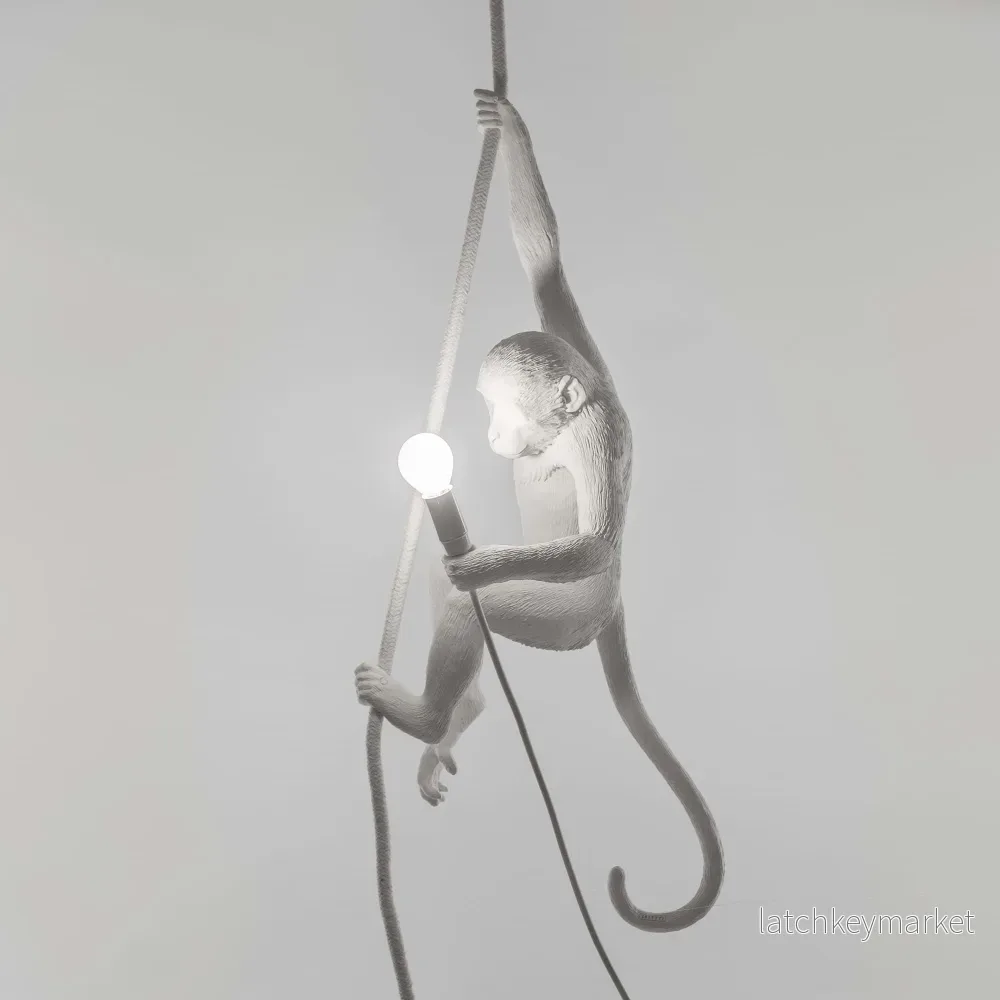 Monkey Lamp With Rope - Bild 2