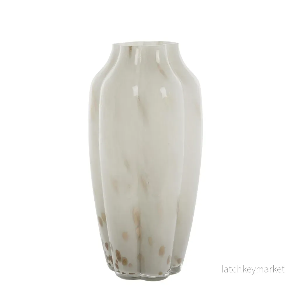Mara vas H31 cm. sølvgrå glas Mara vas H31 cm. sølvgrå glas