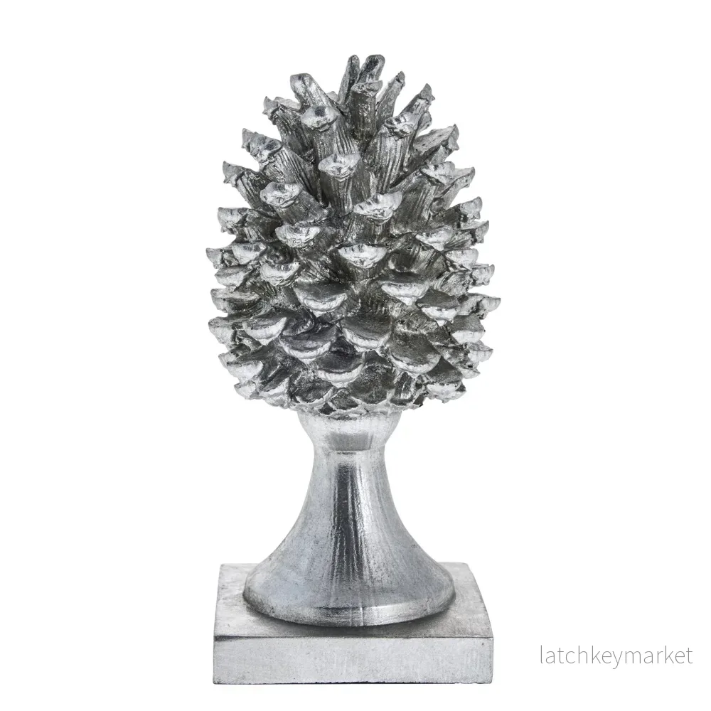 Serafina kotte H21 cm. antikt silver