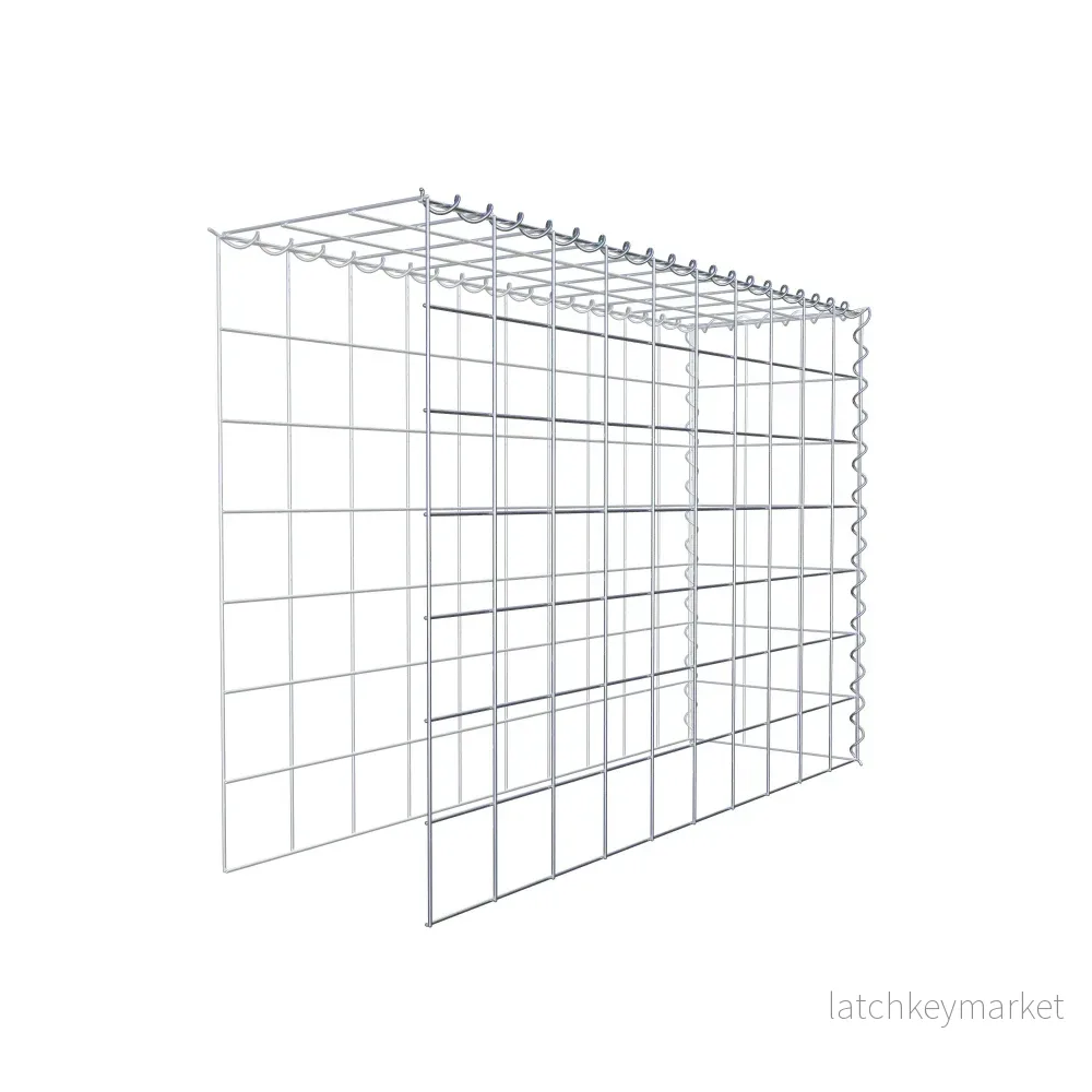 Påväxt gabion typ 4 100 cm x 70 cm x 30 cm (L x H x D), maskstorlek 10 cm x 10 cm, spiral - Bild 3