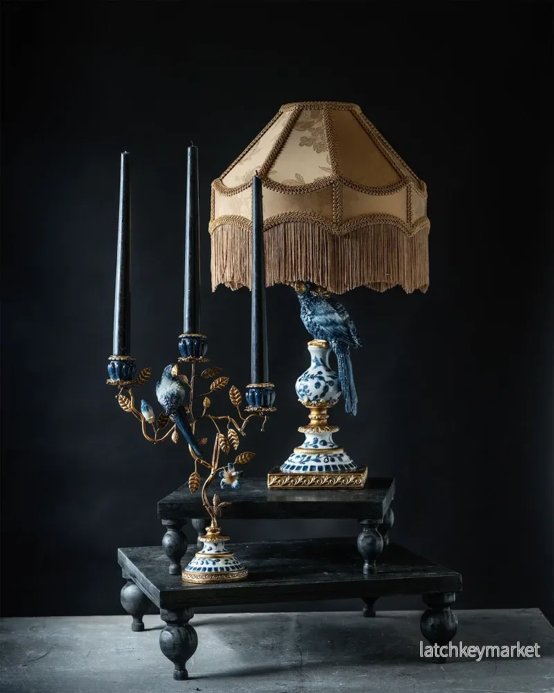Lampskärm Frans Ø30 cm Guld - Bild 2