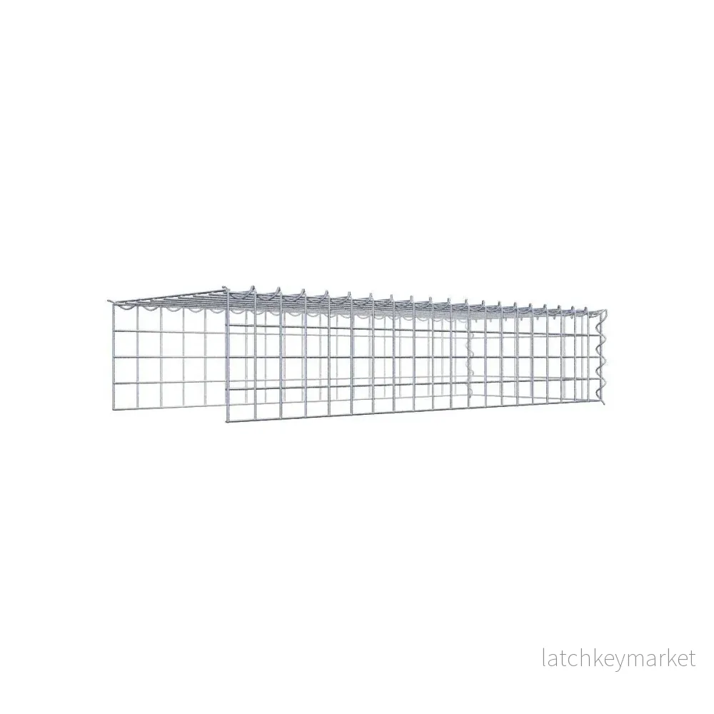 Extra gabion typ 4 100 cm x 20 cm x 40 cm (L x H x D), maskstorlek 5 cm x 5 cm, spiral