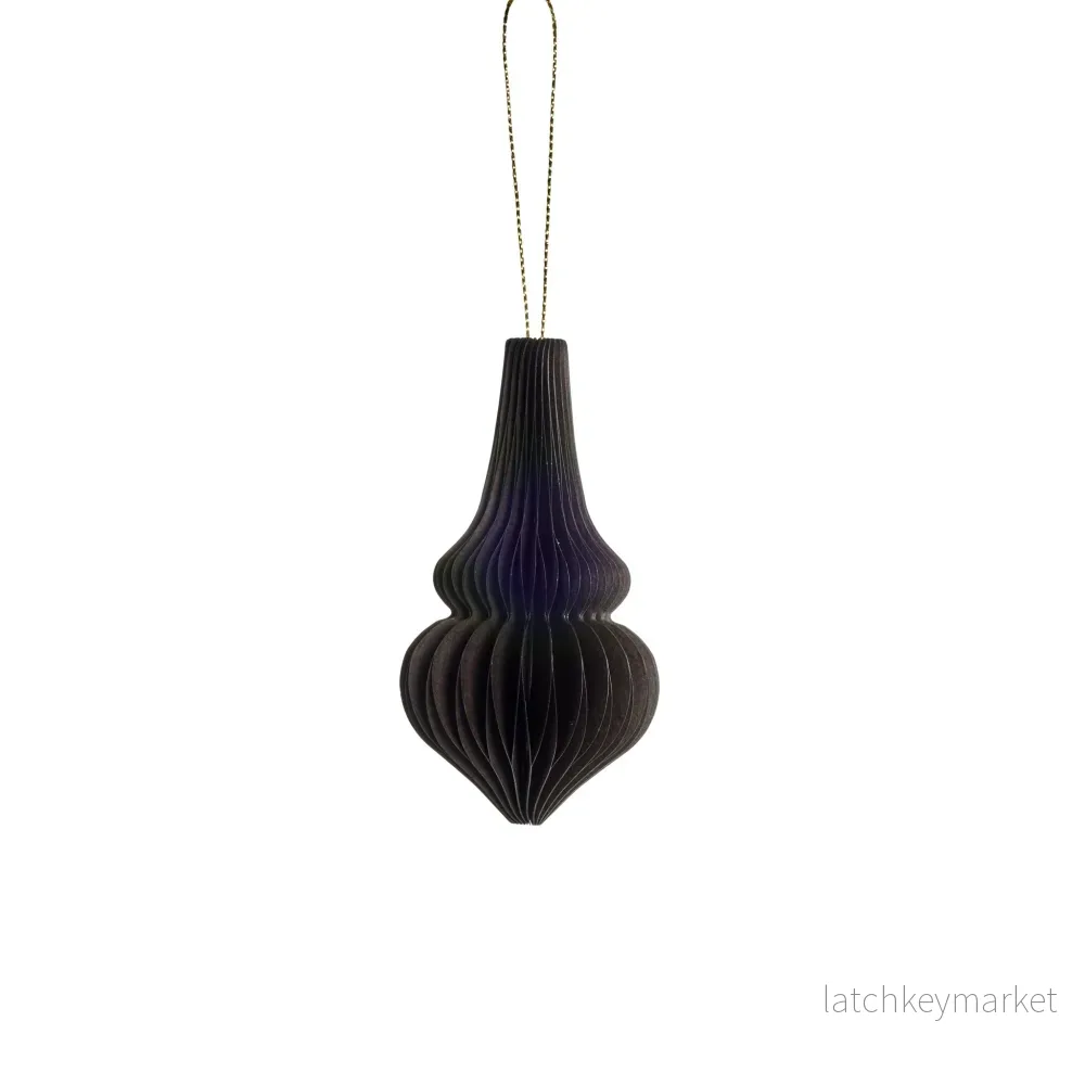 Poelle ornament H10 cm. brun Poelle ornament H10 cm. brun