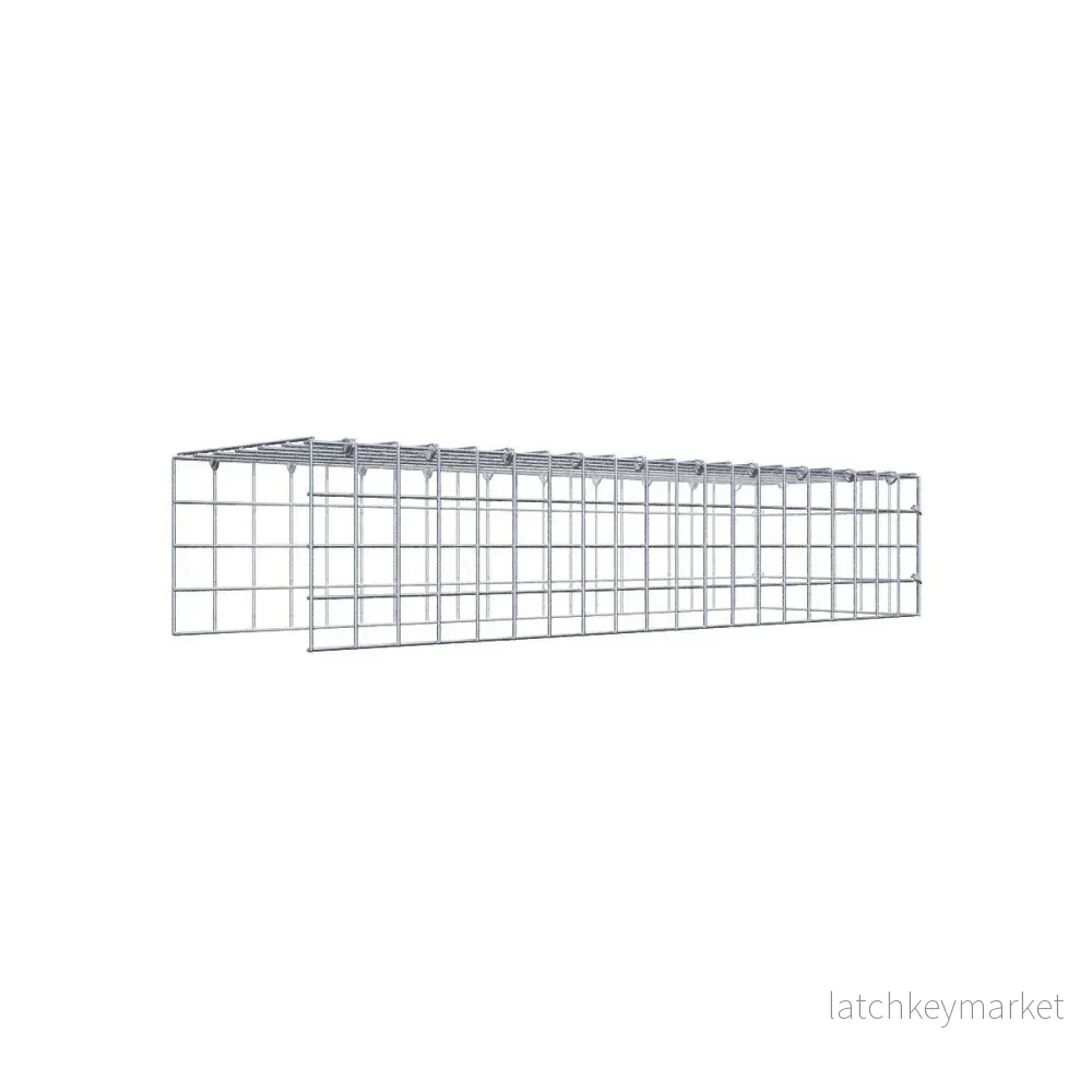 Fästbar gabion typ 4 100 cm x 20 cm x 30 cm (L x H x D), maskstorlek 5 cm x 5 cm, C-ring Fästbar gabion typ 4 100 cm x 20 cm x 30 cm (L x H x D), maskstorlek 5 cm x 5 cm, C-ring