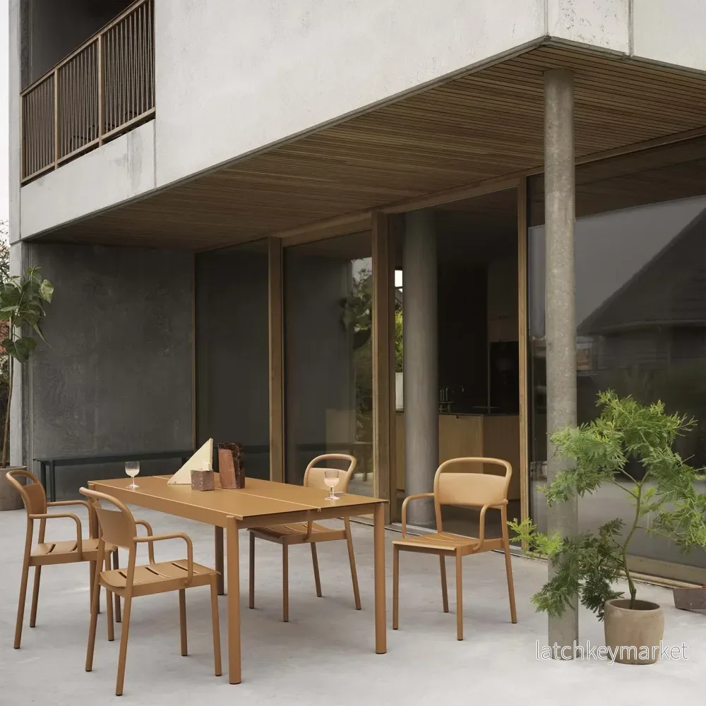 Linear Steel Armchair - Bild 3