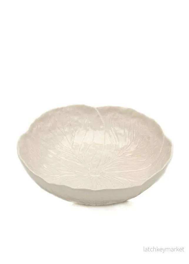 Cabbage Skål 22,5 cm, Offwhite