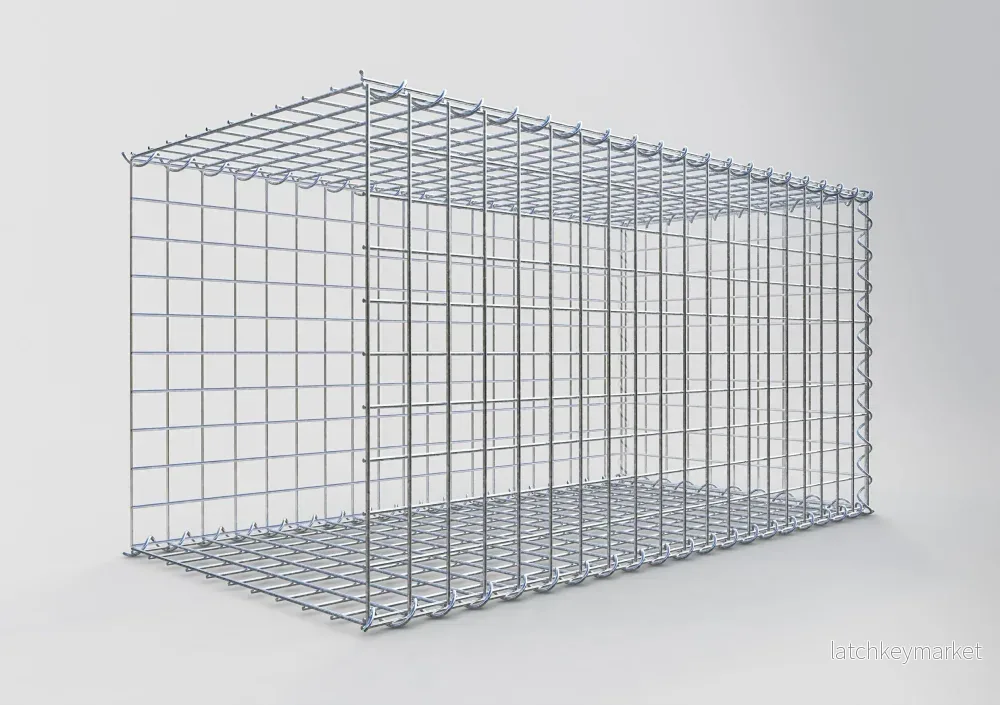 Extra gabion typ 2 100 cm x 50 cm x 50 cm (L x H x D), maskstorlek 5 cm x 5 cm, spiral - Bild 2