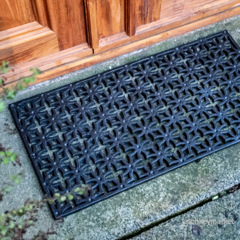 Fotskrapa gjutjärn rektangulär - Bild 2