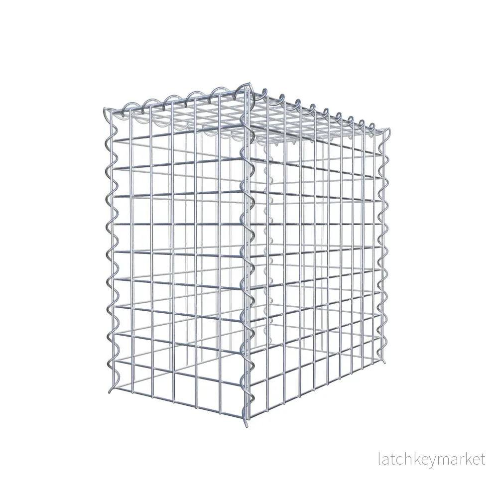 Extra gabion typ 3 50 cm x 50 cm x 30 cm (L x H x D), maskstorlek 5 cm x 5 cm, spiral - Bild 3